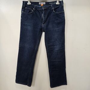 Wind River T-Max Heat Dark Wash Relaxed Fit Jeans Size 38×32